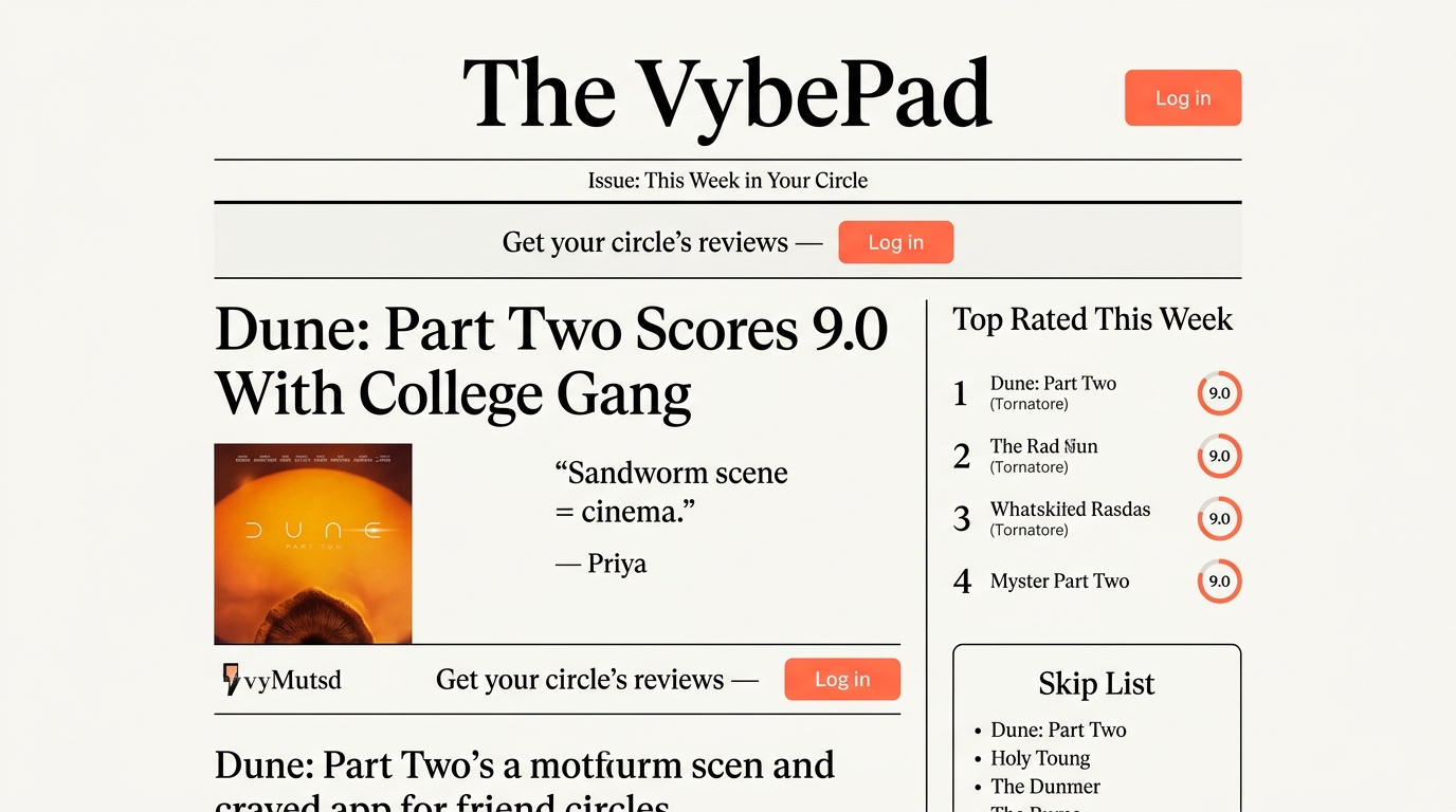 Option 6: Magazine Newspaper