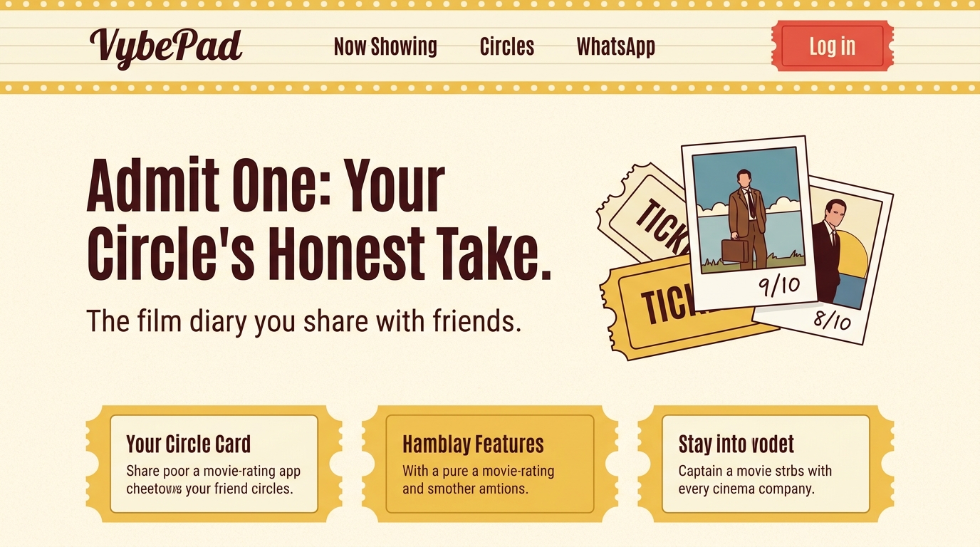Option 7: Retro Cinema Ticket